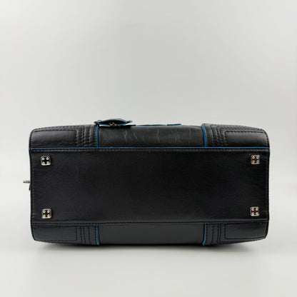 Loewe Anagram Amazona 28 Handbag Black Leather Vintage — view 7