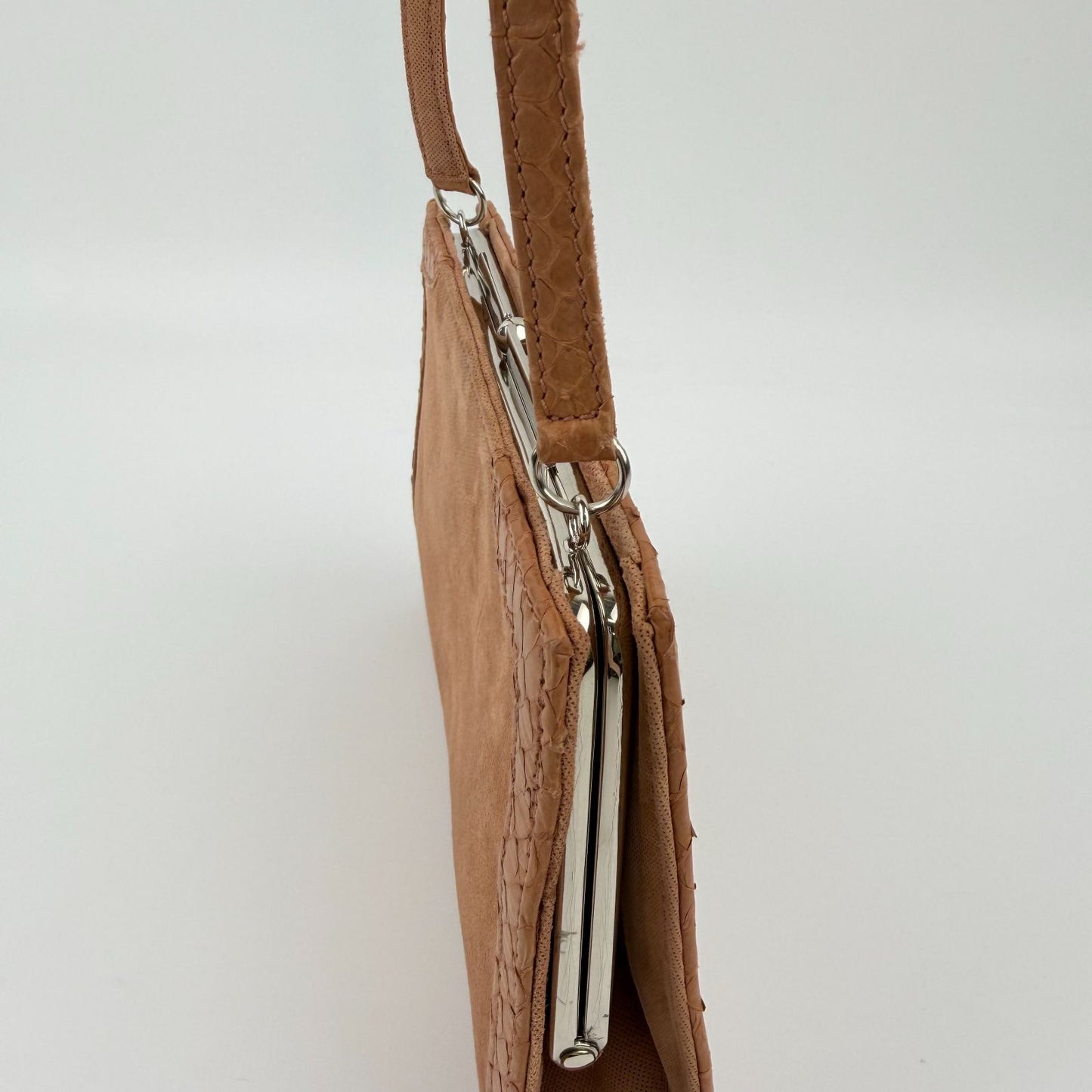 Loewe Handbag Salmon Pink Suede Vintage — view 8
