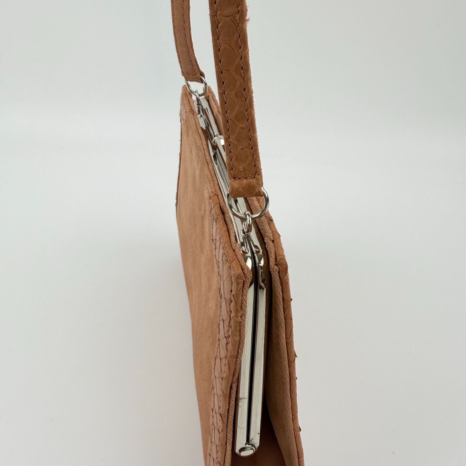 Loewe Handbag Salmon Pink Suede Vintage — view 8