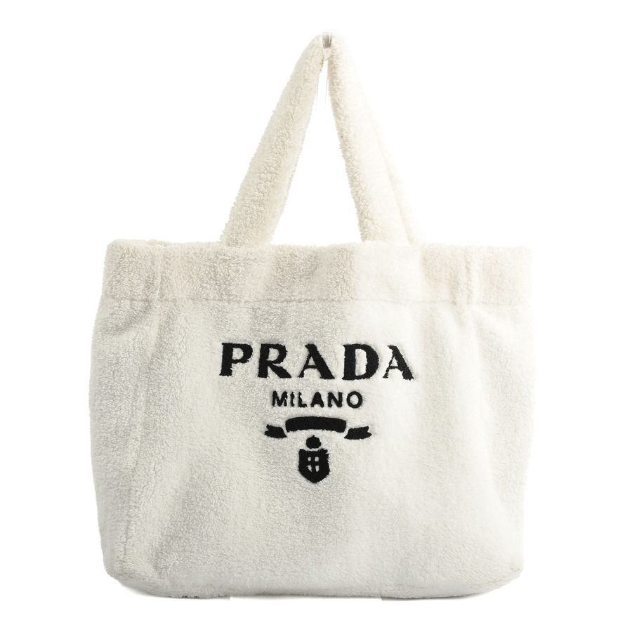 Prada Tote Terry Logo Pile