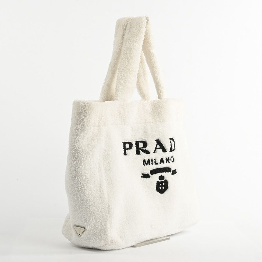 Prada Tote Terry Logo Pile — view 2