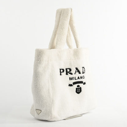 Prada Tote Terry Logo Pile — view 2
