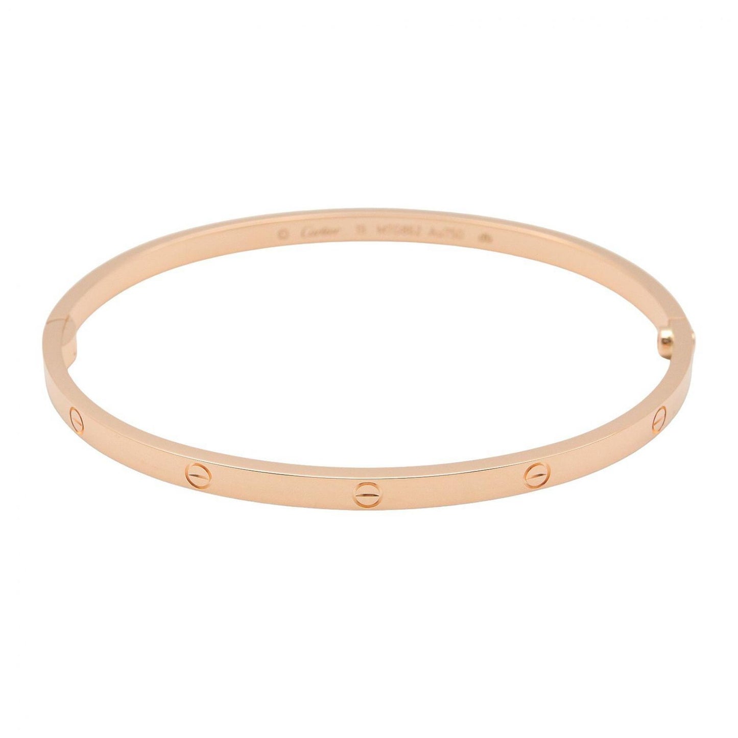 Cartier Bangle Love Bracelet SM 18 cm 18k Pink Gold