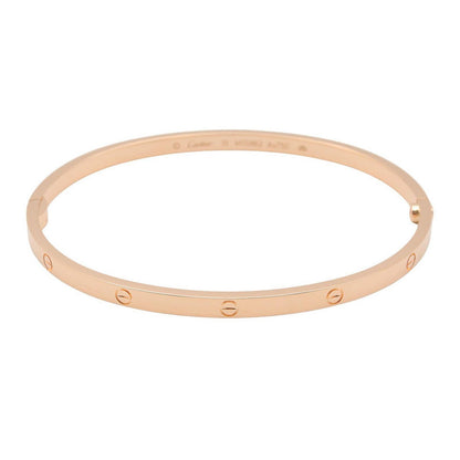 Cartier Bangle Love Bracelet SM 18 cm 18k Pink Gold