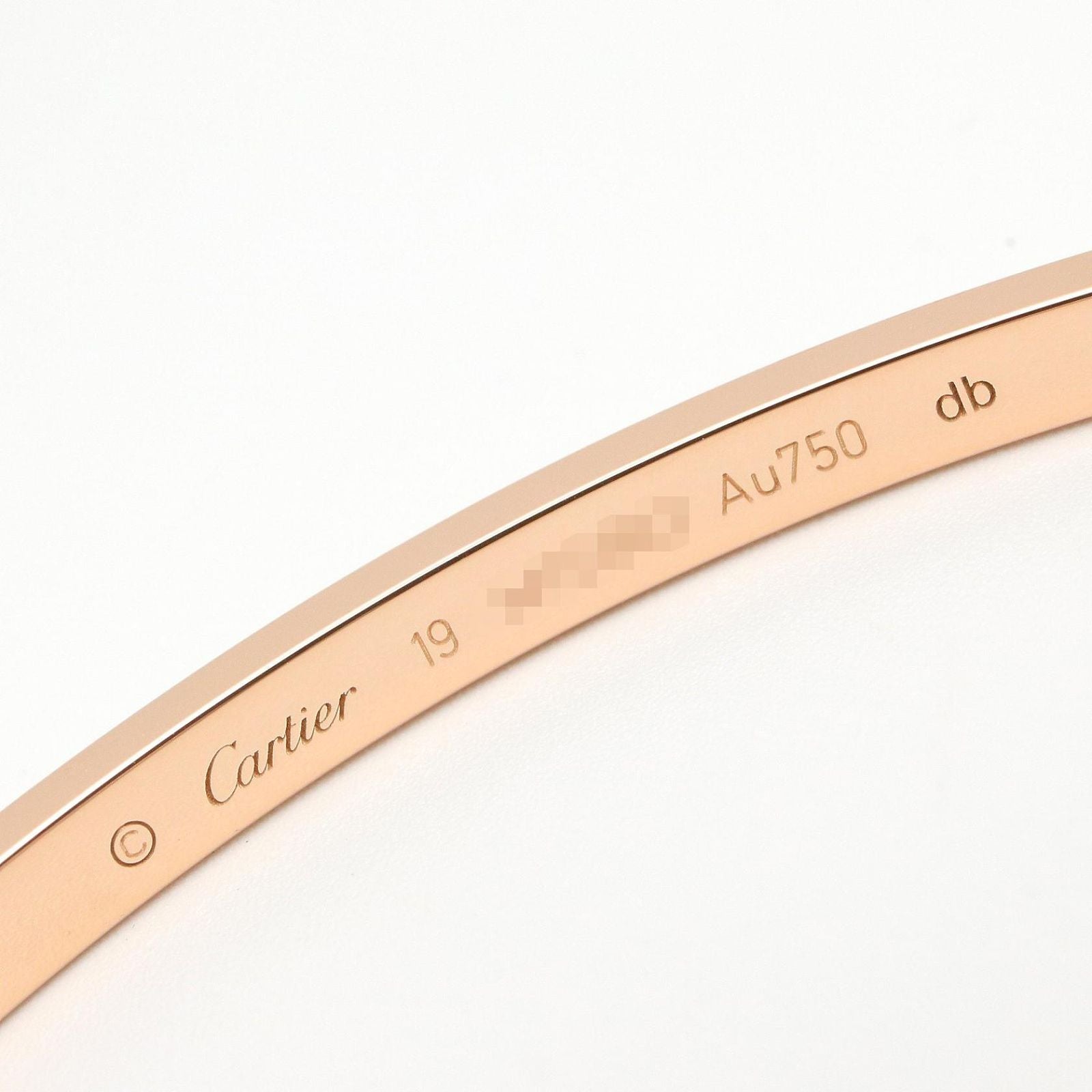 Cartier Bangle Love Bracelet SM 18 cm 18k Pink Gold — view 3