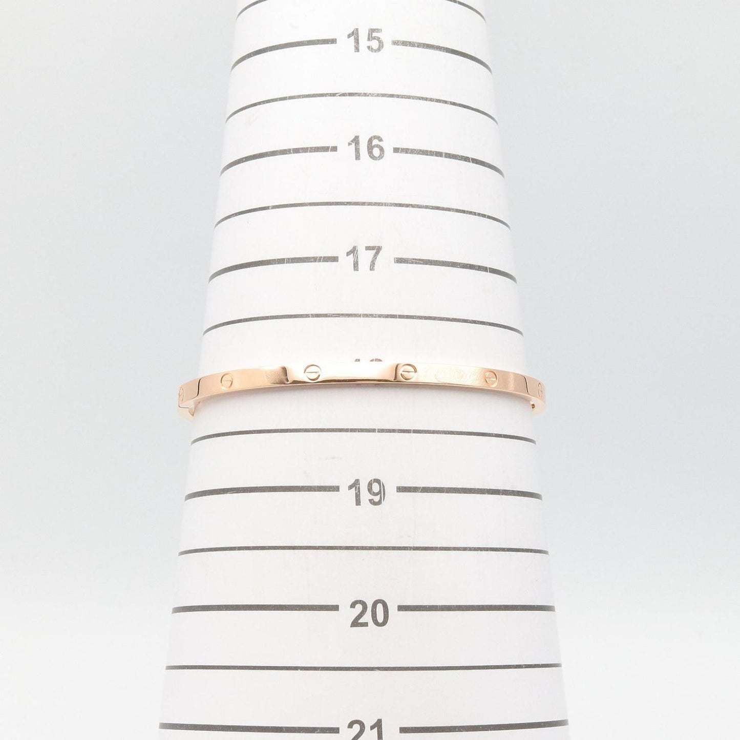 Cartier Bangle Love Bracelet SM 18 cm 18k Pink Gold — view 4