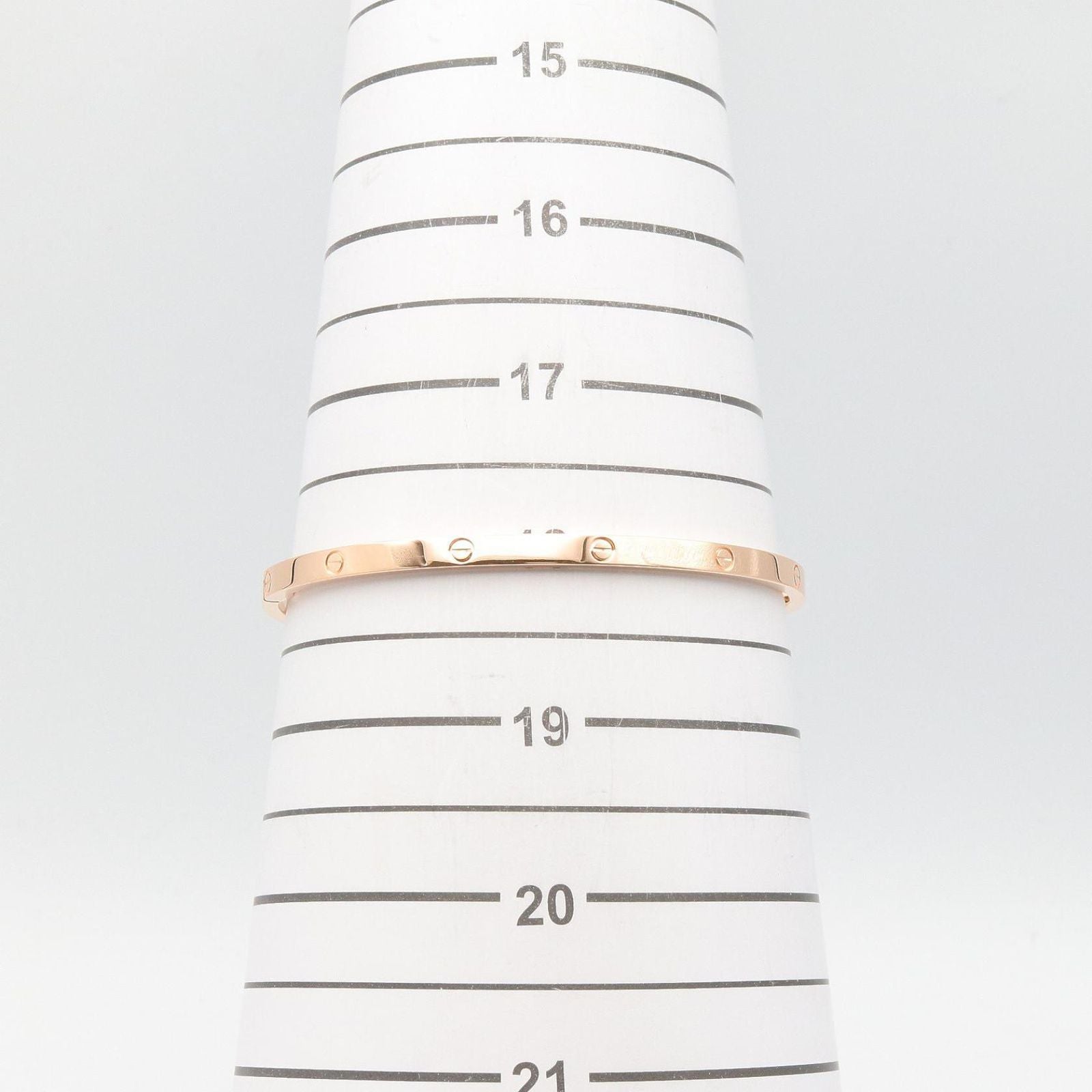 Cartier Bangle Love Bracelet SM 18 cm 18k Pink Gold — view 4