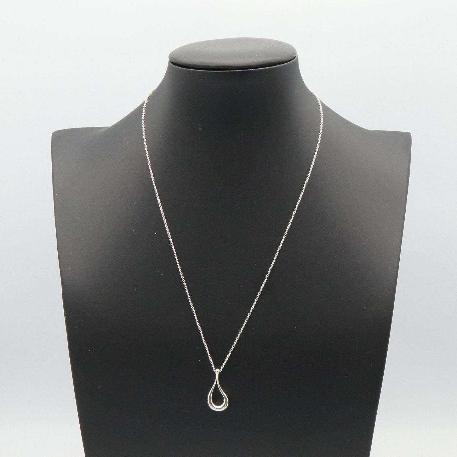 Tiffany & Co Necklace Open Teardrop Pendant 40.5 cm 925 Sterling Silver — view 5