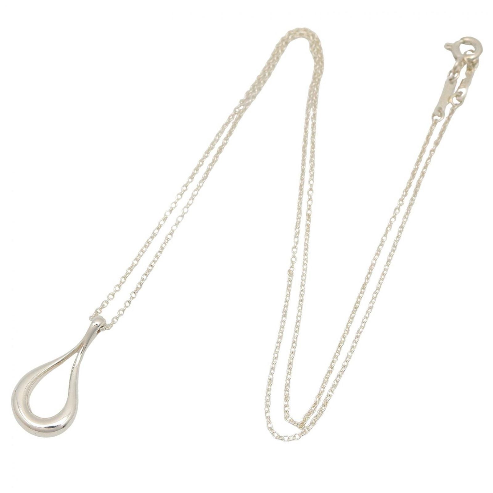 Tiffany & Co Necklace Open Teardrop Pendant 40.5 cm 925 Sterling Silver — view 2