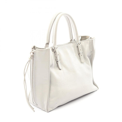 Balenciaga Handbag the Paper Mini 2-Way Light Gray Leather — view 2