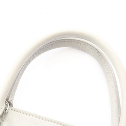 Balenciaga Handbag the Paper Mini 2-Way Light Gray Leather — view 9
