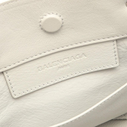 Balenciaga Handbag the Paper Mini 2-Way Light Gray Leather — view 4