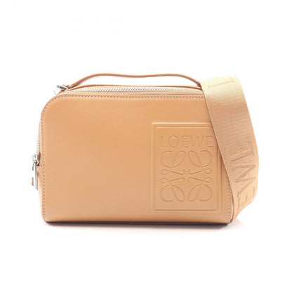 Loewe Crossbody Camera Bag Mini 2-Way Camel Leather Anagram