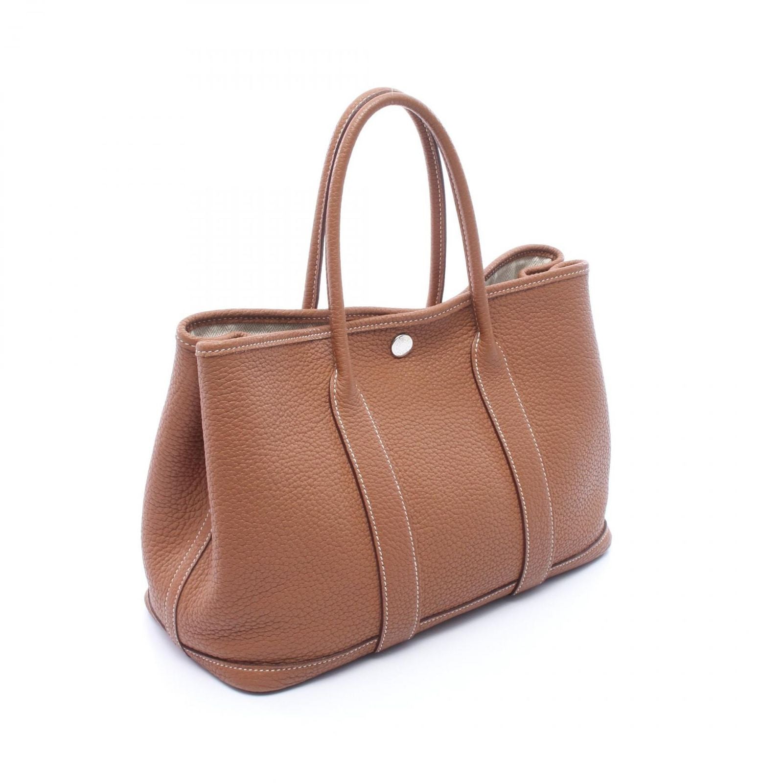 Hermes Tote Garden Party TPM Gold Leather — view 2