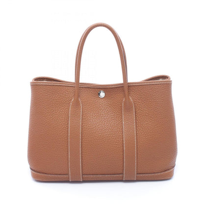 Hermes Tote Garden Party TPM Gold Leather