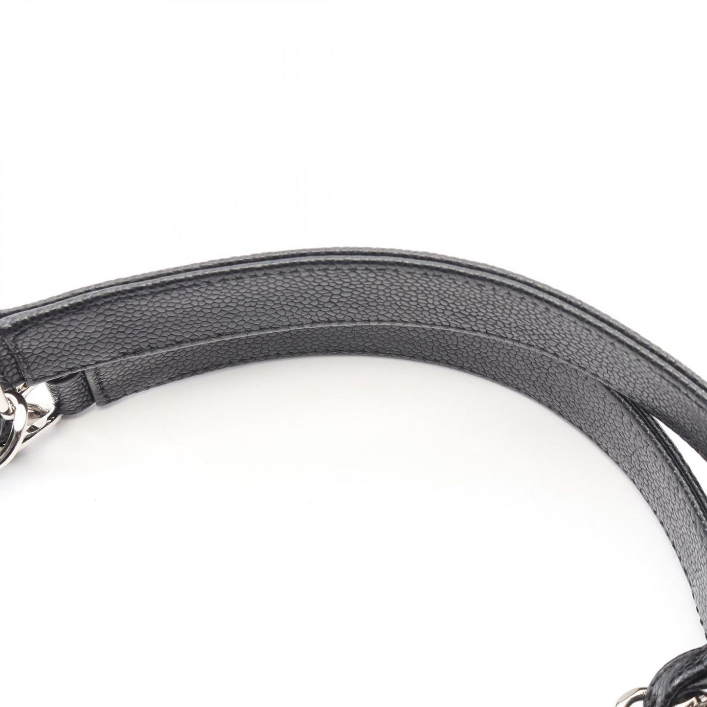Chanel Tote Quilted Grand Shopping GST Black Caviar Leather Chain — view 7