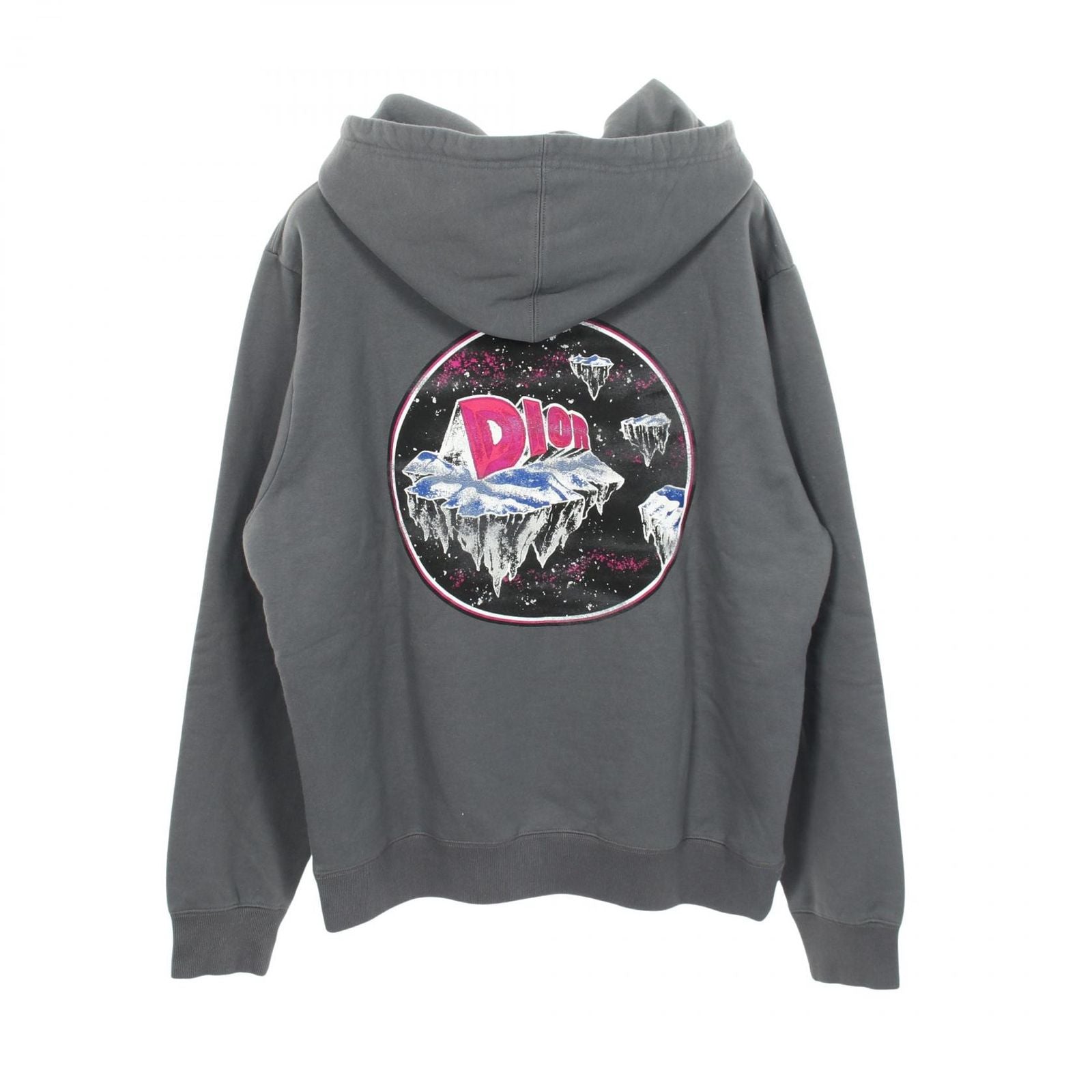 Dior Hoodie Back Print Brushed Lining Cotton — view 2