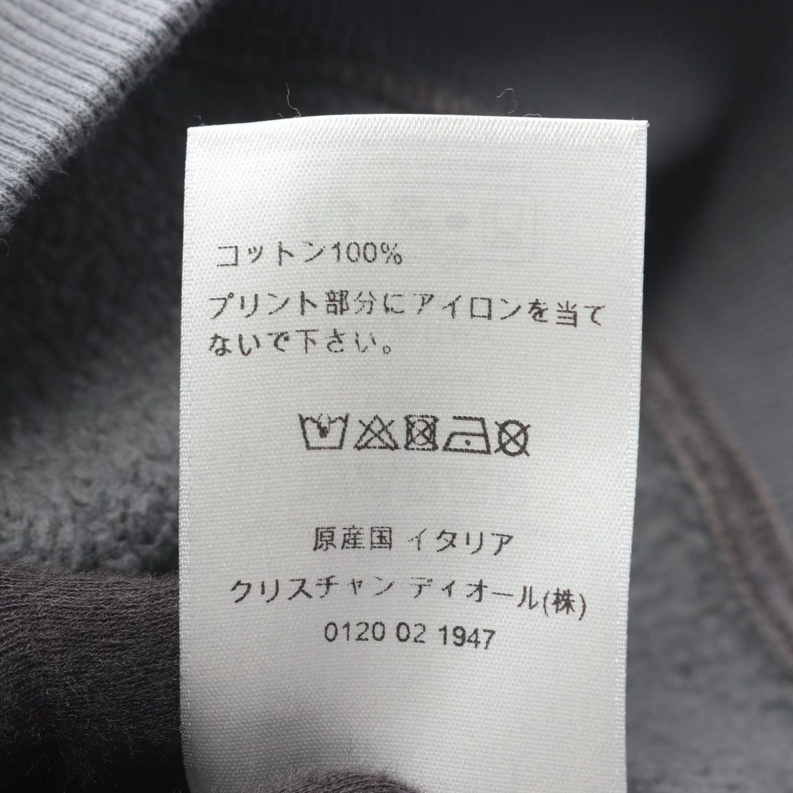 Dior Hoodie Back Print Brushed Lining Cotton — view 4