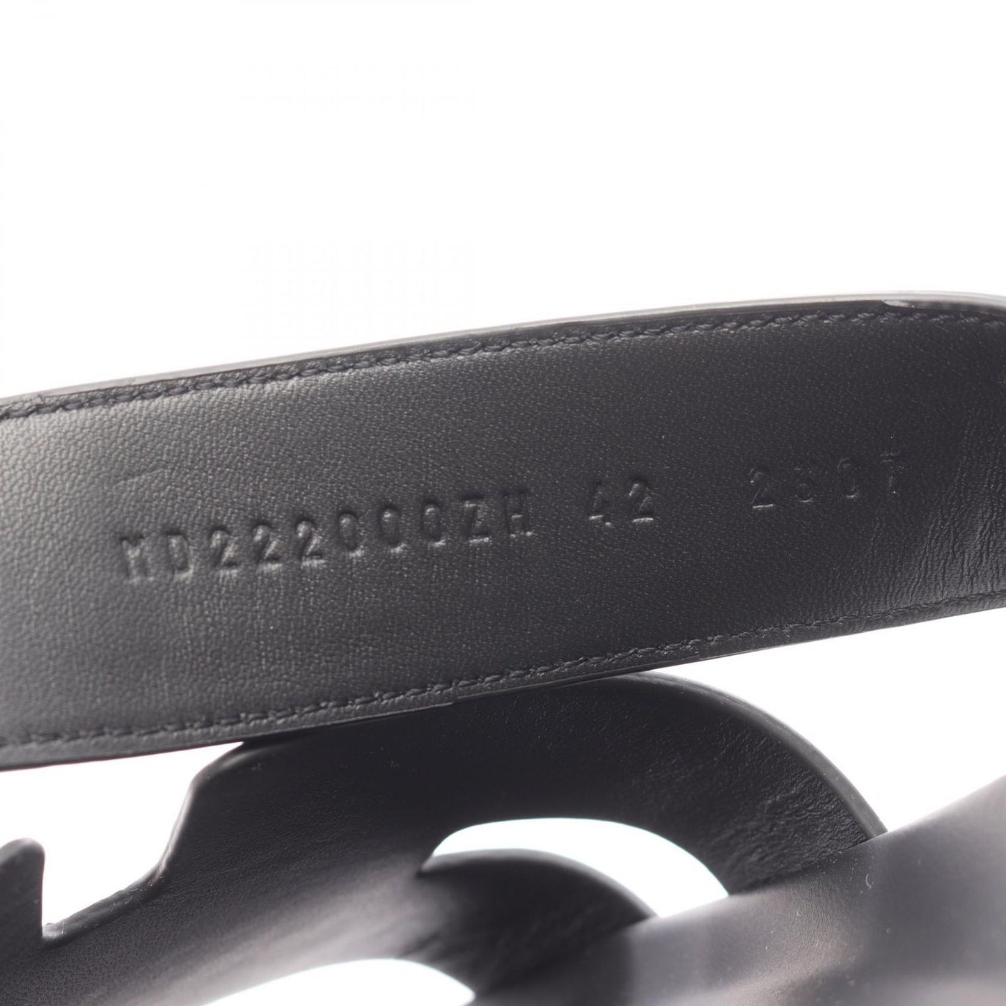 Hermes Sandals Chypre 42 Leather Black — view 7