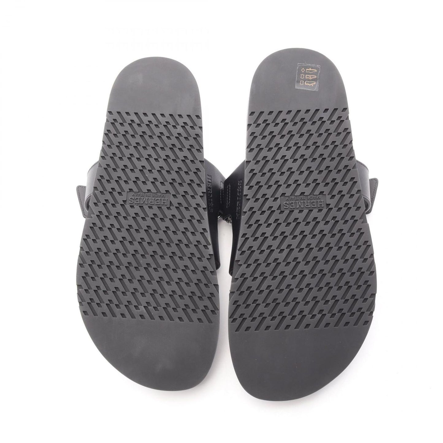 Hermes Sandals Chypre 42 Leather Black — view 4