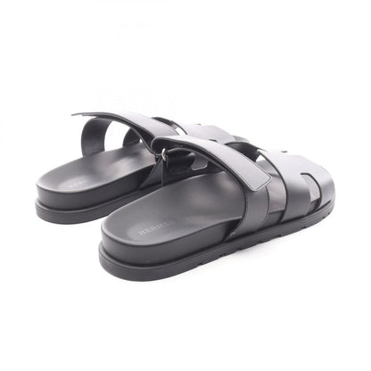 Hermes Sandals Chypre 42 Leather Black — view 2