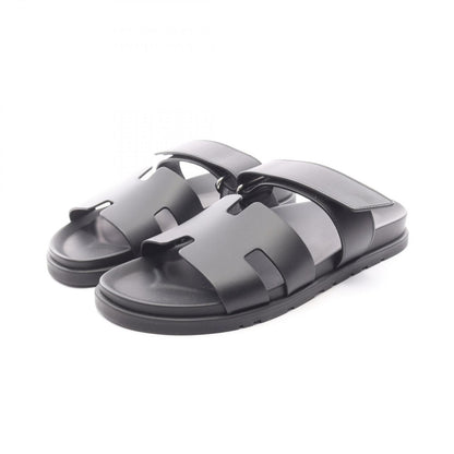 Hermes Sandals Chypre 42 Leather Black