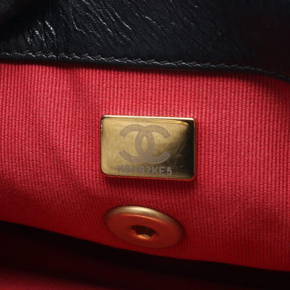Chanel Shoulder Bag Quilted Small Flap Black Leather Chain — view 5