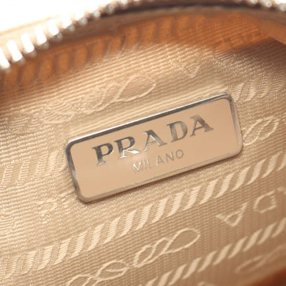Prada Shoulder Bag Re Edition 2-Way Beige Nylon Saffiano Leather — view 4
