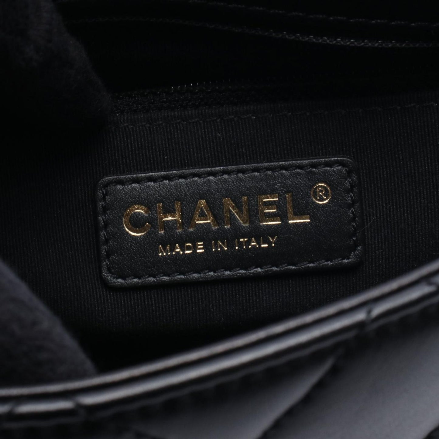 Chanel Shoulder Bag Quilted Small Black Leather Small Flap Chain — view 4