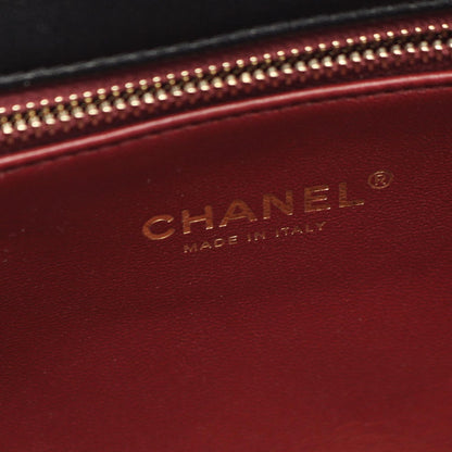Chanel Shoulder Bag Quilted Black Lambskin Chain — view 4