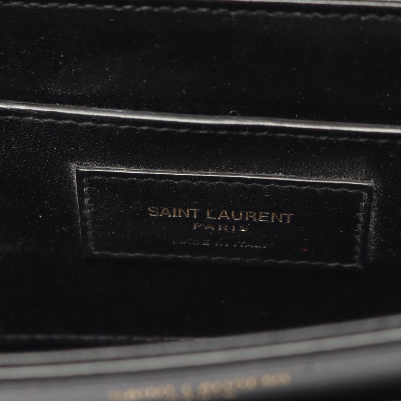 Saint Laurent Paris Shoulder Bag Solferino Small Black Multi Fabric Leather — view 4