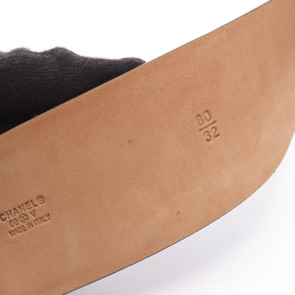 Chanel Belt CC Logo Leather — view 5