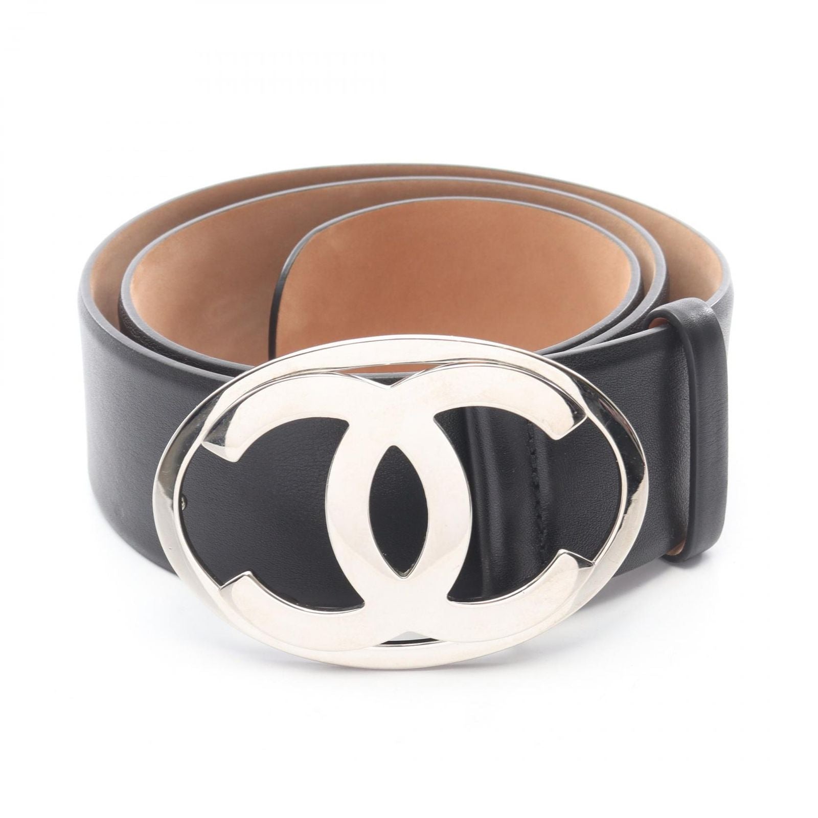 Chanel Belt CC Logo Leather