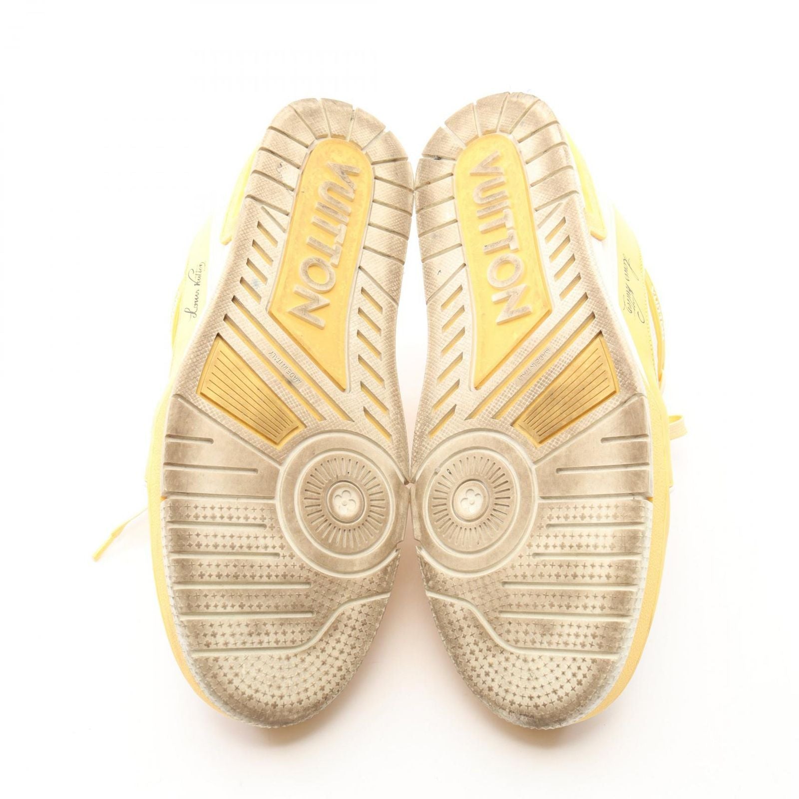 Louis Vuitton Sneakers LV Trainer Line Yellow Leather — view 4