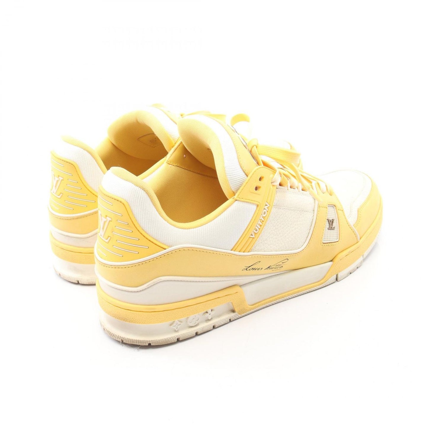 Louis Vuitton Sneakers LV Trainer Line Yellow Leather — view 2