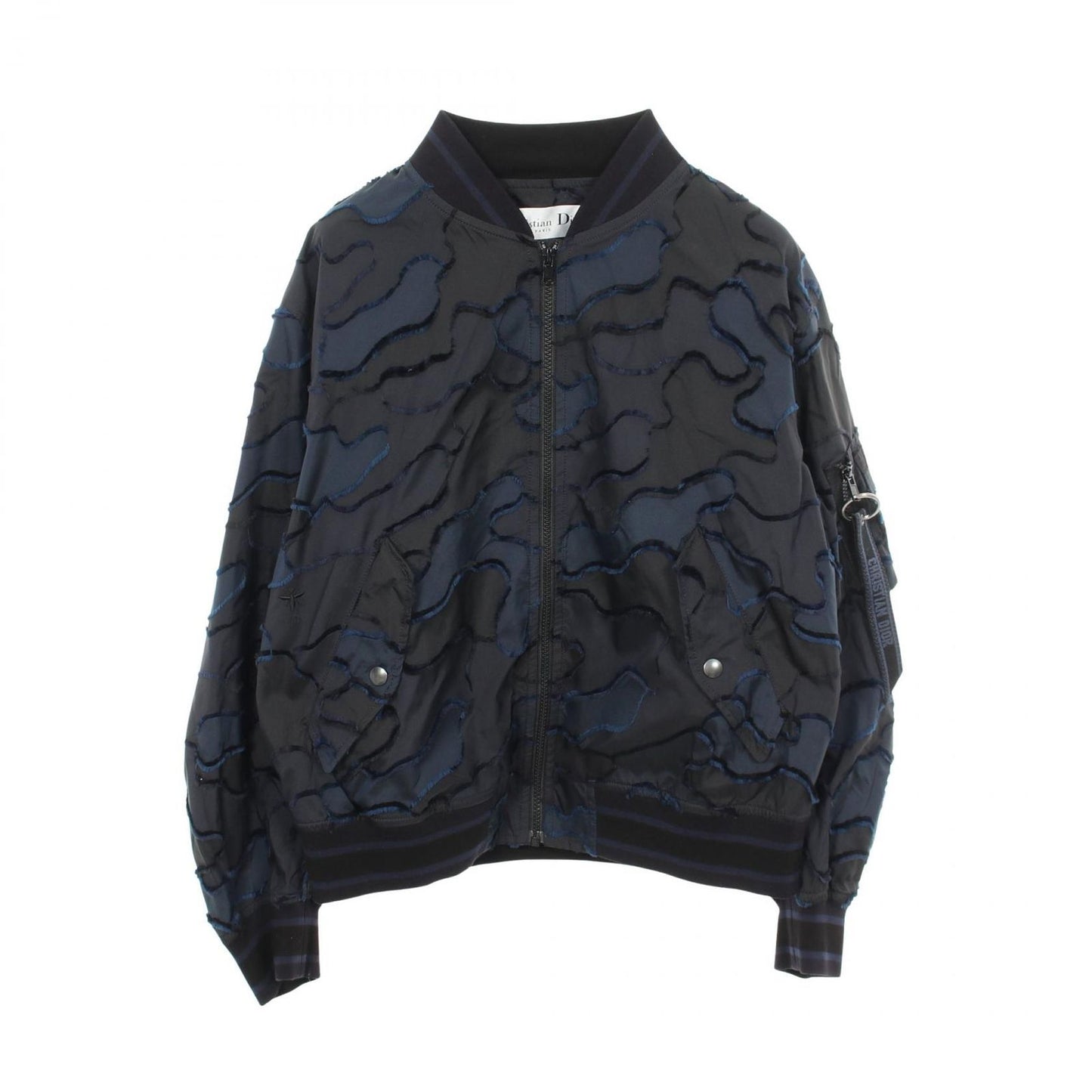 Dior Jacket Bee Embroidery Camouflage