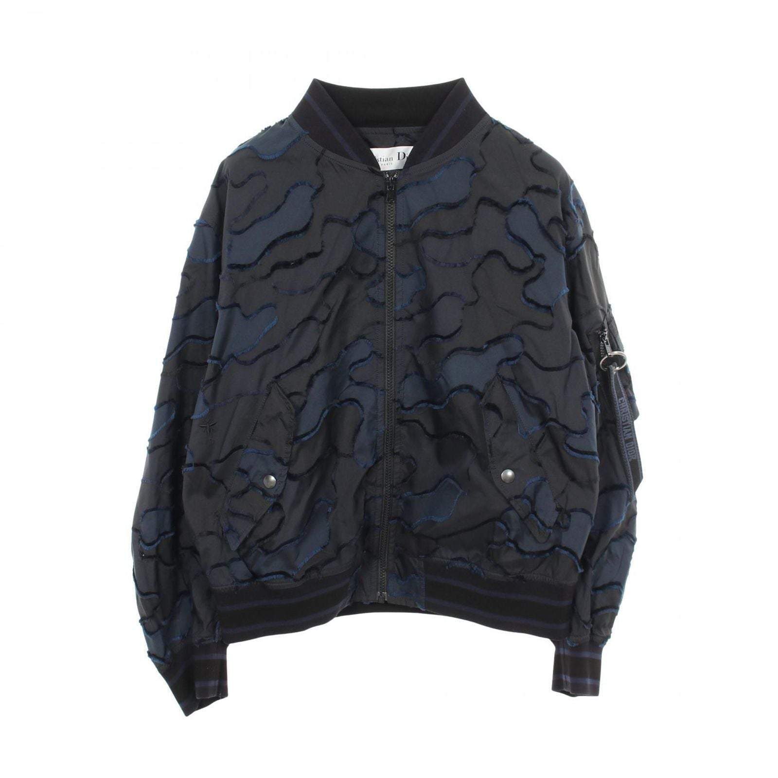 Dior Jacket Bee Embroidery Camouflage