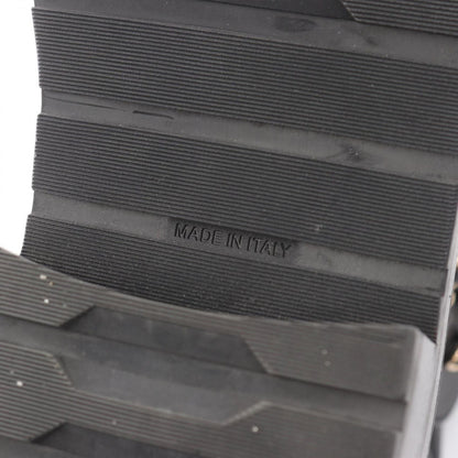Chanel Boots Quilted Short Black Leather CC Logo — view 6