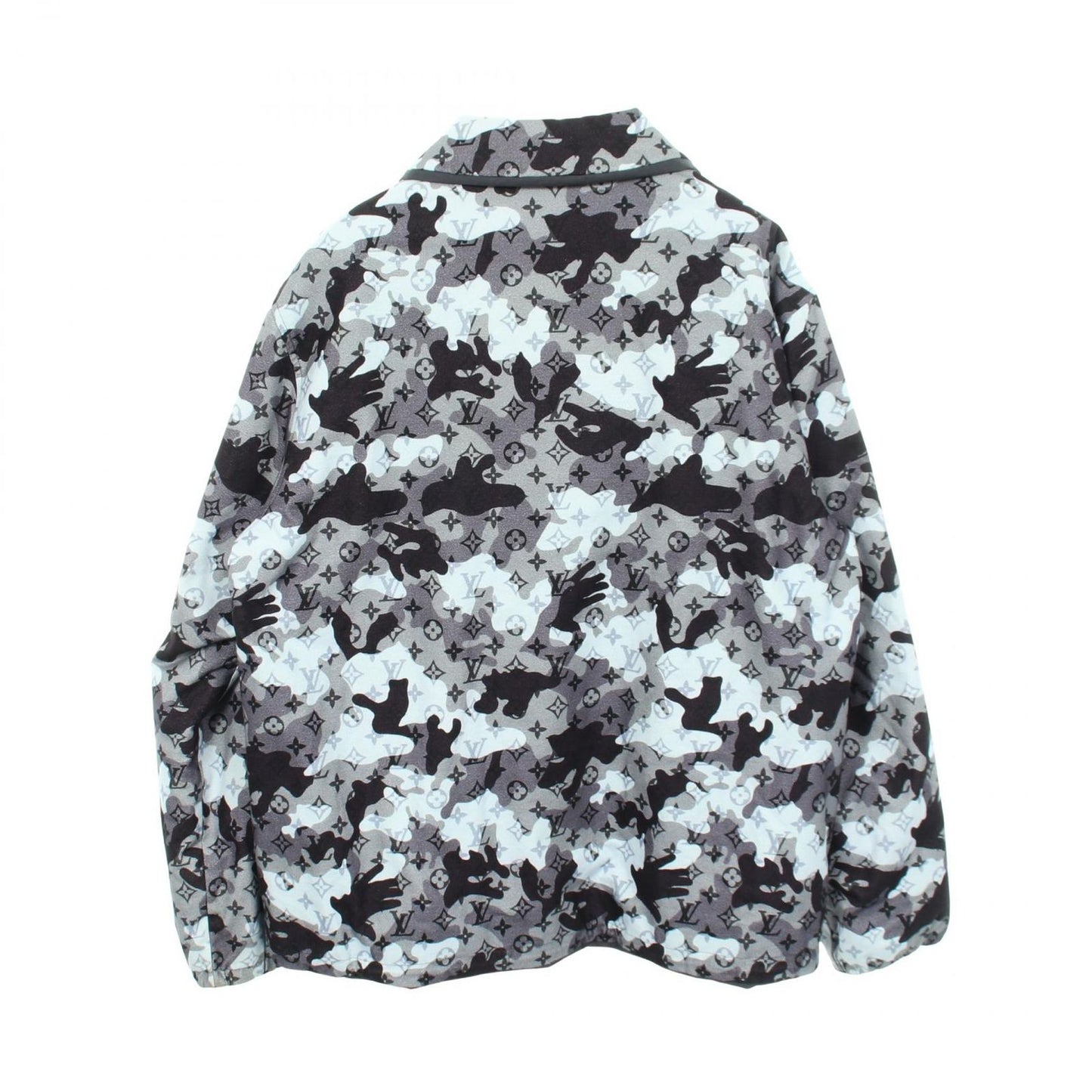 Louis Vuitton Reversible Camo Double Face Batting Nylon Jacket — view 2