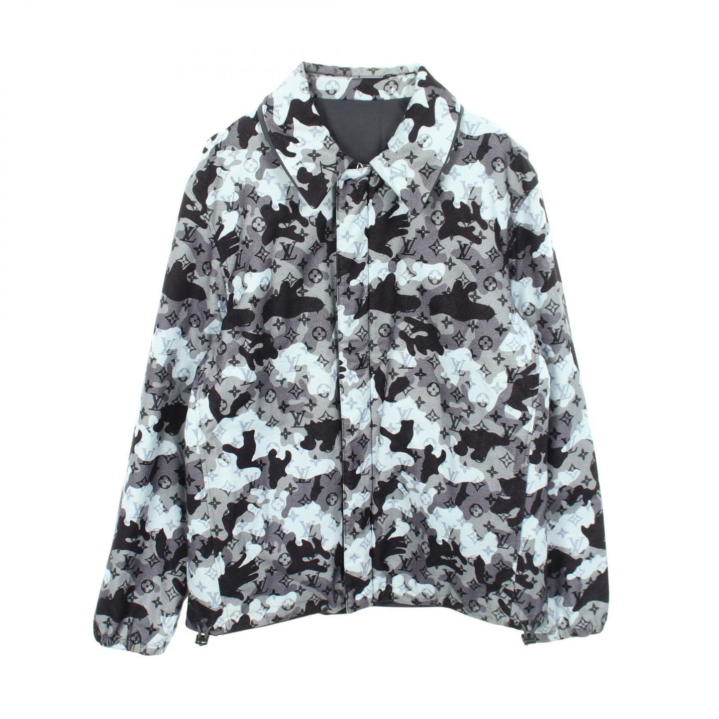 Louis Vuitton Reversible Camo Double Face Batting Nylon Jacket