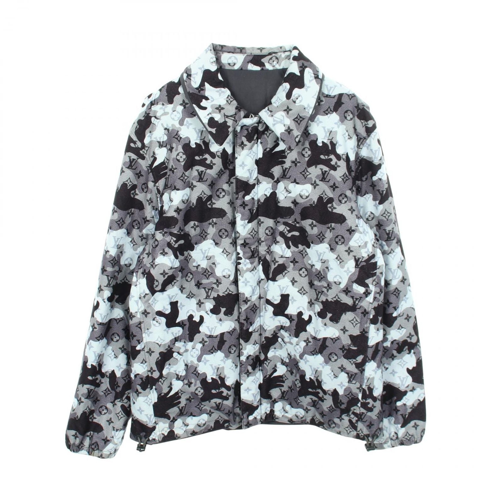 Louis Vuitton Reversible Camo Double Face Batting Nylon Jacket