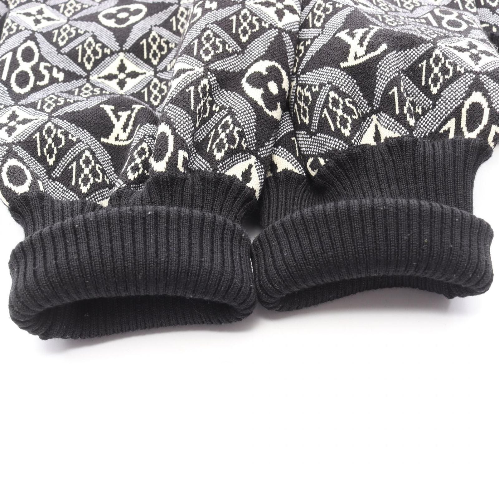Louis Vuitton Monogram Zip Up Knit Zif Wool Nylon Jacket — view 7