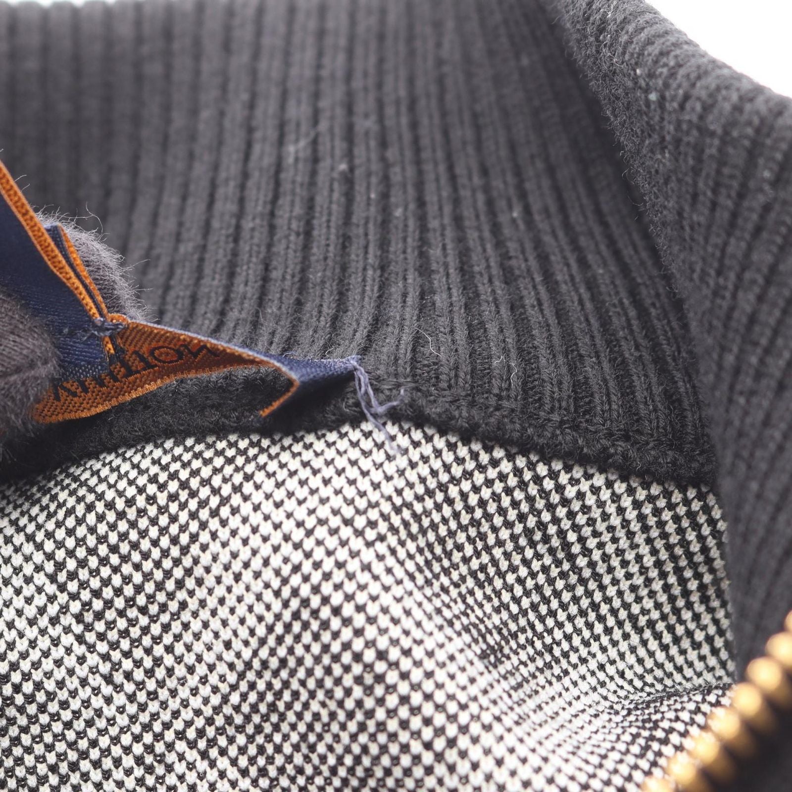 Louis Vuitton Monogram Zip Up Knit Zif Wool Nylon Jacket — view 6