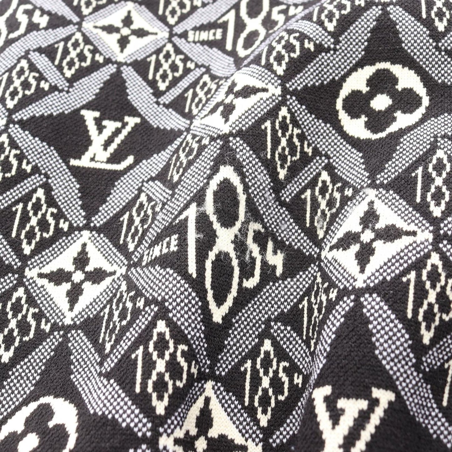 Louis Vuitton Monogram Zip Up Knit Zif Wool Nylon Jacket — view 9