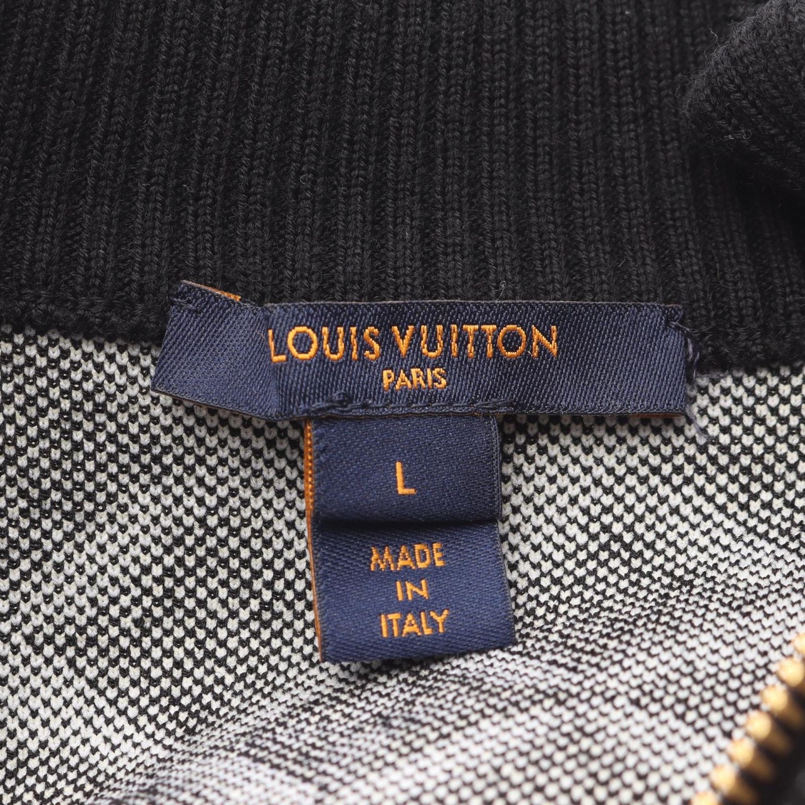 Louis Vuitton Monogram Zip Up Knit Zif Wool Nylon Jacket — view 3