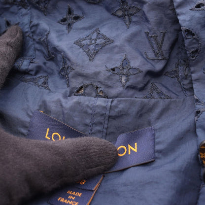 Louis Vuitton Gray's Monogram Hoodie with Hood Nylon — view 6
