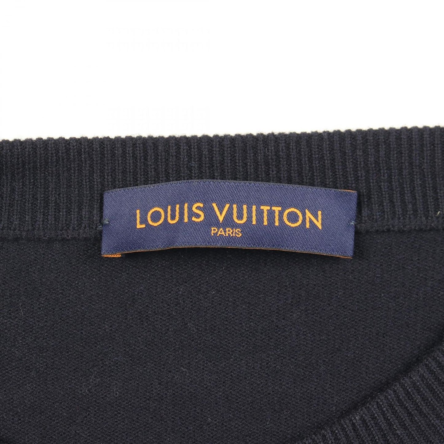 Louis Vuitton Knit Monogram Sleeve Wool Cashmere Sweater — view 3