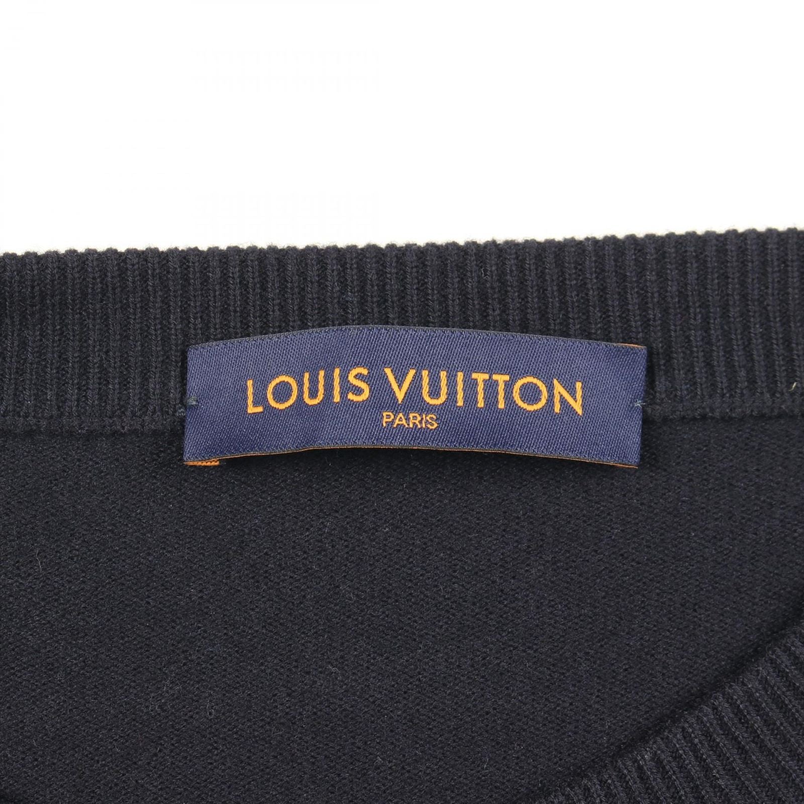 Louis Vuitton Knit Monogram Sleeve Wool Cashmere Sweater — view 3