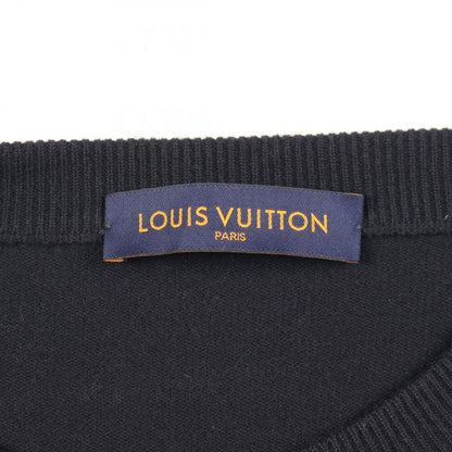 Louis Vuitton Knit Monogram Sleeve Wool Cashmere Sweater — view 3