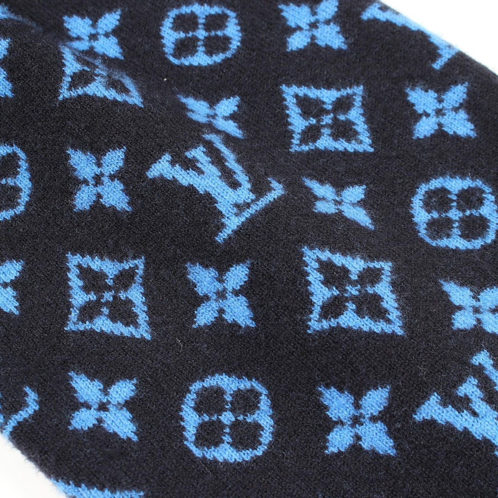 Louis Vuitton Knit Monogram Sleeve Wool Cashmere Sweater — view 6